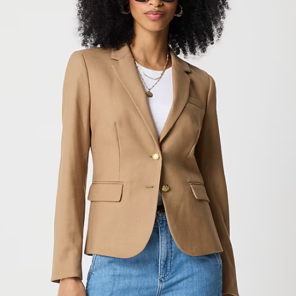 J. Crew Factory Jackets & Blazers - J.Crew Original Schoolboy Blazer Camel Size 4